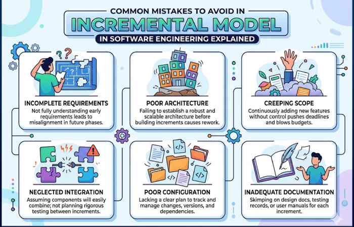mistakes to avoid in incremental model