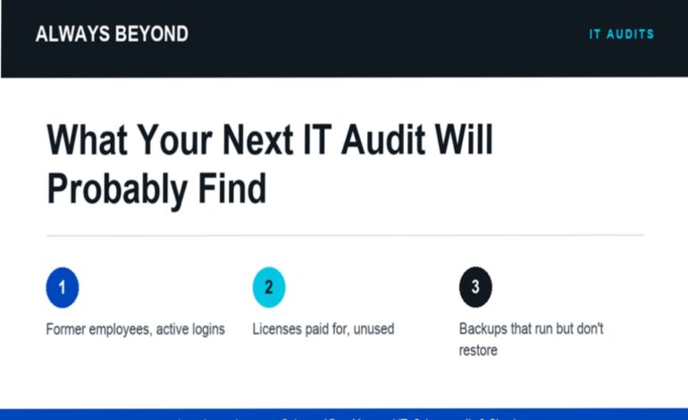 What Your Next IT Audit Will Probably Find (And Why Nobody Talks About It)
